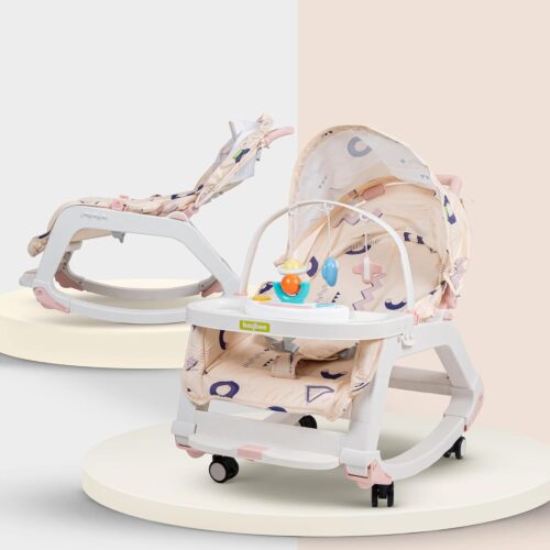 Baybee 5 in 1 Baby Rocker and Booster Seat for Babies with Multi Position Recline