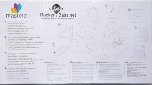 Mastela 5 in 1 Multifunctional Rocker and Bassinet 18Kg