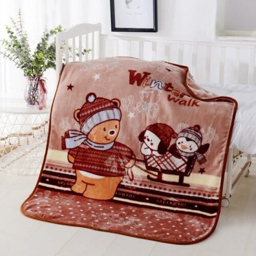 Products for Newborn Double Blanket Animal Cartoon