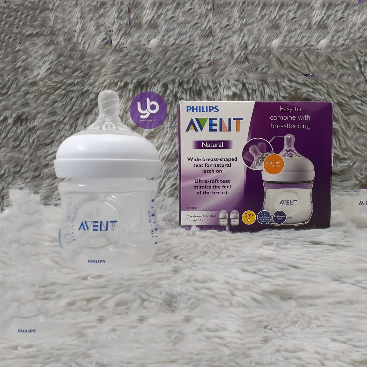 Baby Bottle Avent Natural Wide Neck Philips Avent Natural Wide - Main Image