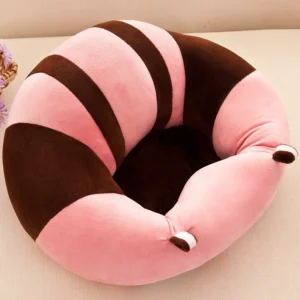Baby Support Seat Sit Soft Chair Cushion Baby Learning Seat Children Sofa - Pink