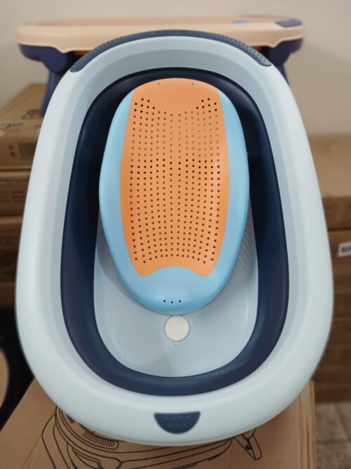 Rovco Multifunctional Folding Baby Bathtub with Bath Seat