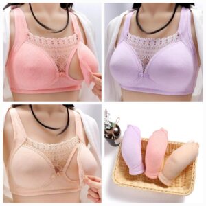 Maternity Nursing Bra For Breastfeed (3 pieces ) 40 Size