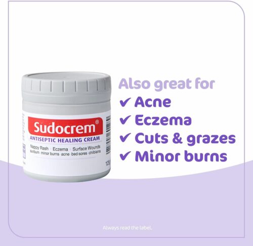 Sudocrem- Antiseptic Healing Nappy Rash Cream (Ireland) - 125g