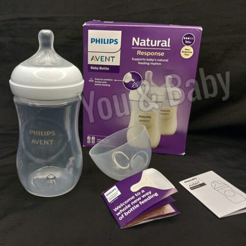 Philips Avent Natural Wide Neck PP Feeding Bottle (1m+) - 260ml (Single)